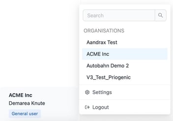 Settings and Profile